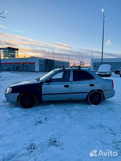 Hyundai Accent 1.5 МТ, 2005, 265 000 км