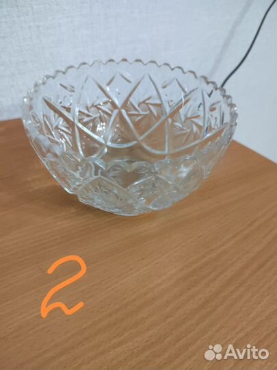 Салатники-креманки хрустальные