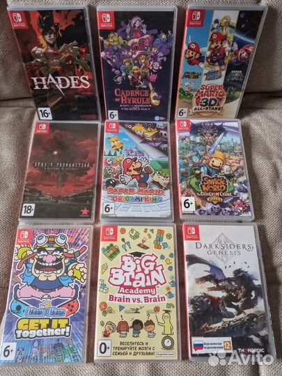 Хиты и редкие игры Switch обн. 10.05 (в пленке)