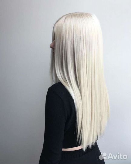 Окрашивание волос в блонд