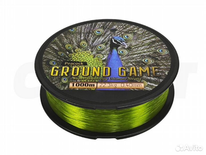 Леска Robinhan Ground Game Peacock 1000м