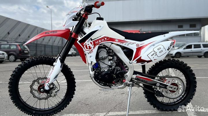 Эндуро мотоцикл hasky F8 450сс 21\18