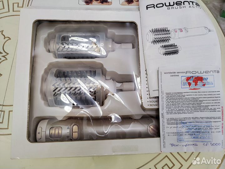 Фен расческа rowenta Brash activ