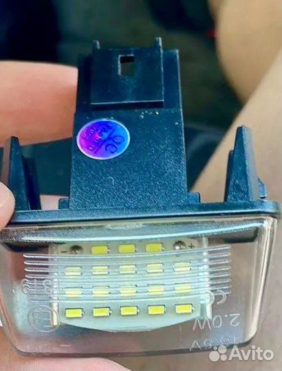 Подсветка номера Peugeot 206-407 Citroen Berlingo