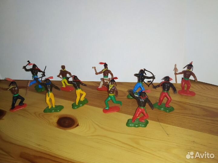 Советские солдатики - индейцы