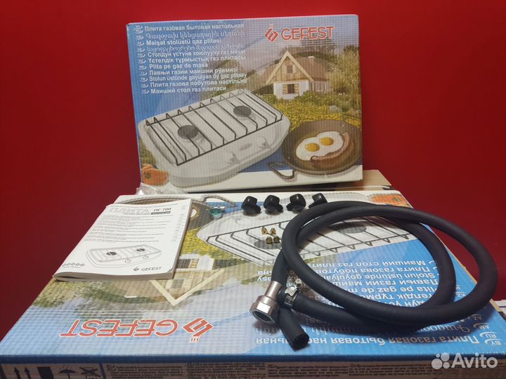 Настольная газовая плита gefest