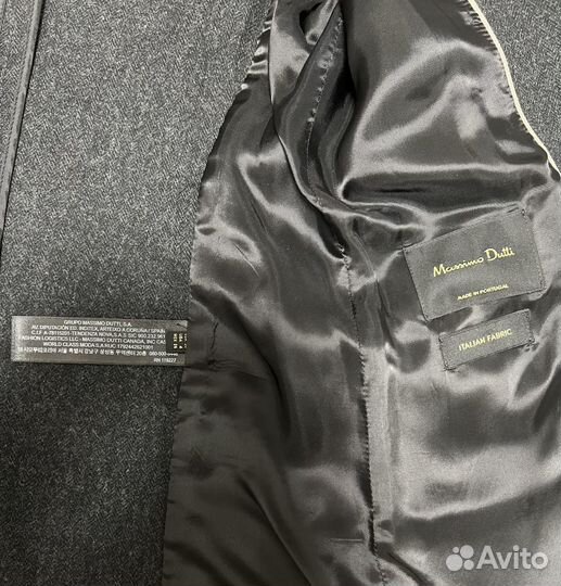 Брючный костюм из шерсти Massimo Dutti