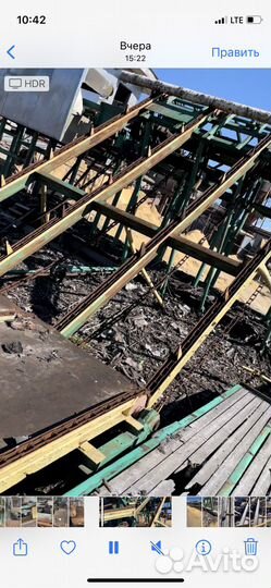 Эстакада подачи круглого Леса