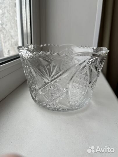 Хрустальная салатница