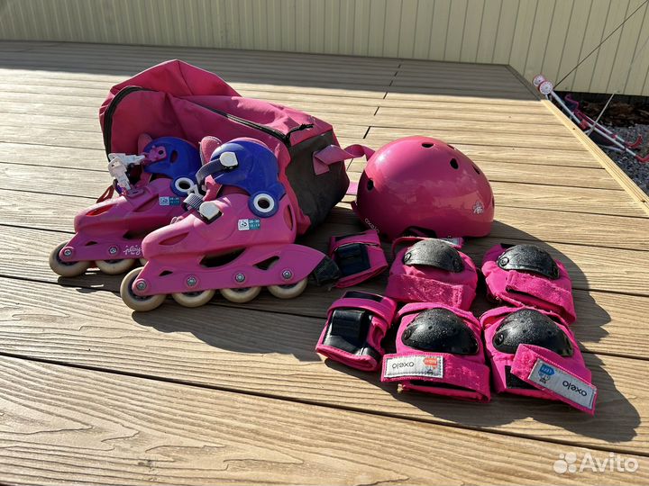 Детские ролики и защита