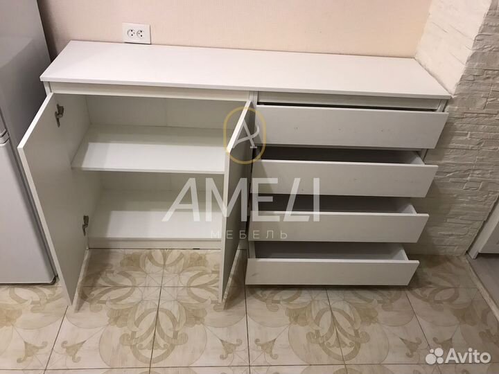 Комод белый в стиле икеа