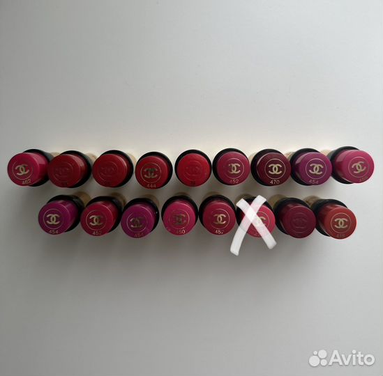 Chanel помады тестеры, Lancôme, YSL