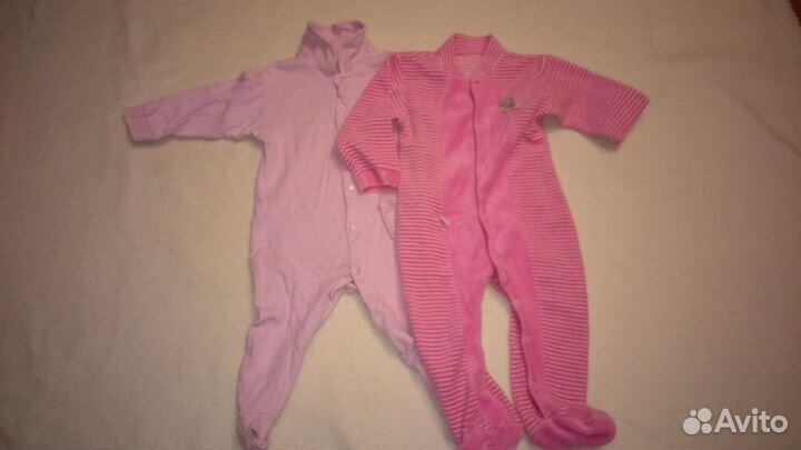 Пакет вещей на девочку от 3-9 месяцев
