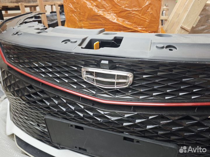 Ноускат бампер geely coolray 2