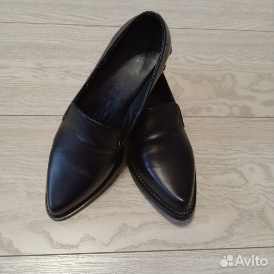Лоферы женские 39 размер натуральная кожа