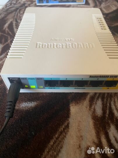 Wi-Fi роутер MikroTik RB951Ui-2HnD, белый