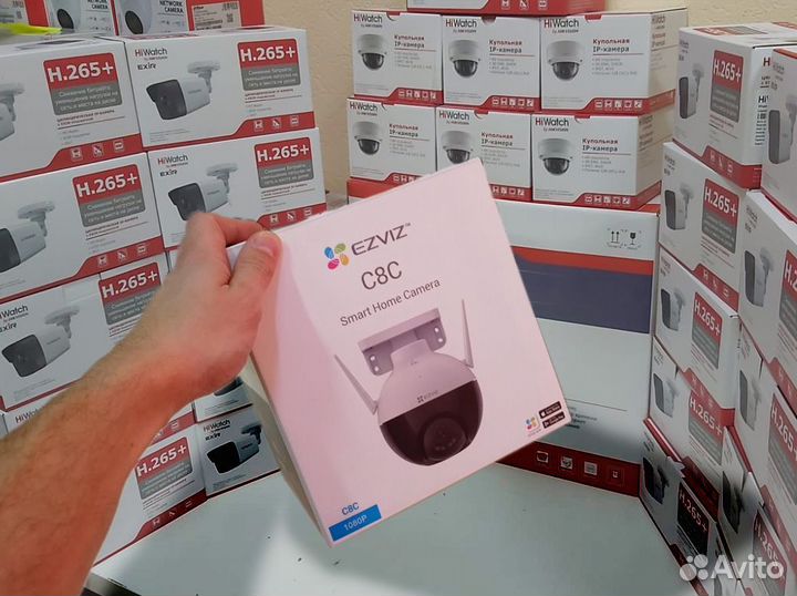 Видеокамера IP Wi-Fi ezviz C8C 2Mpix