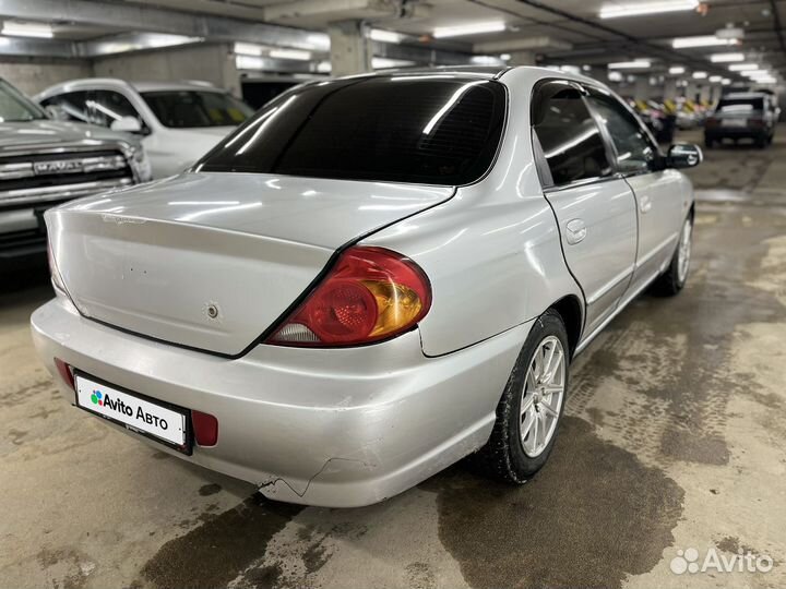 Kia Spectra 1.6 МТ, 2007, 222 043 км