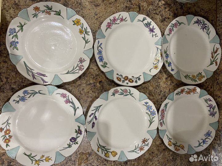 Антикварный, редкий чайный сервиз Бавария