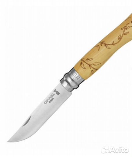 Нож складной Opinel 7 Nature 001551, 80 мм, самшит