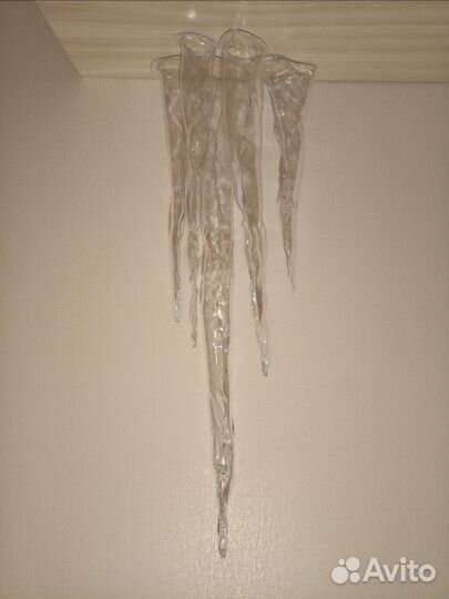 Декоративные сосульки из акрила