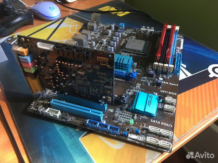 Материнская плата, озу, процессор, звуковая карта