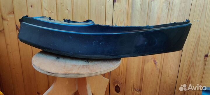 Клыки бампера Lancer X оригинал черный цвет