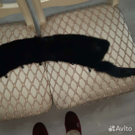 Меховой воротник норка