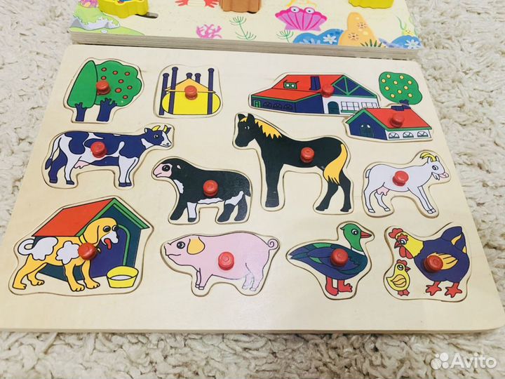 Развивающие игрушки из дерева