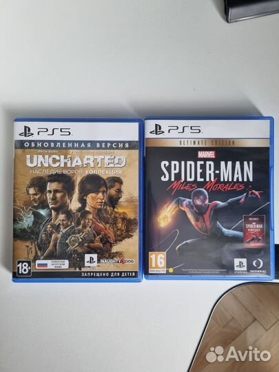 Uncharted и Spider-Man Miles Morales PS5
