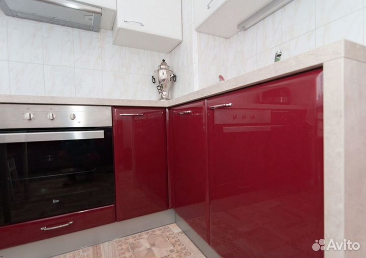 Кухня Красно-Белая на заказ с гарантией