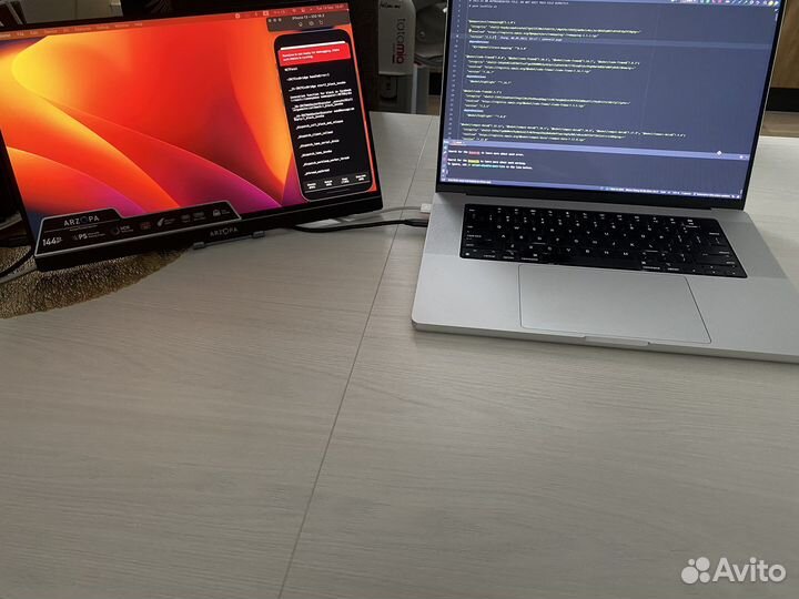 Портативный монитор для ноутбука/приставки