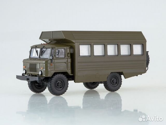 Масштабная модель 100787 ксп-2001 (газ-66) хаки