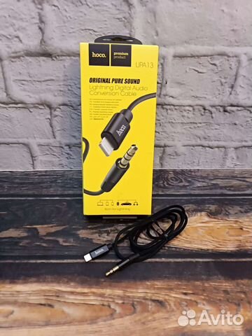 AUX Lightning 3.5mm 1метр новый