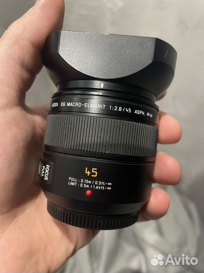 Объектив leica 45mm 2.8