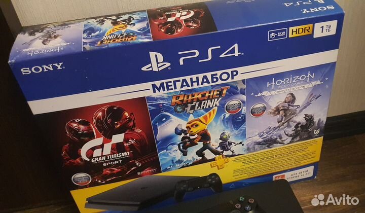 Sony playstation 4 slim 1tb состояние новой
