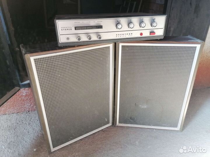 Усилитель с колонками СССР