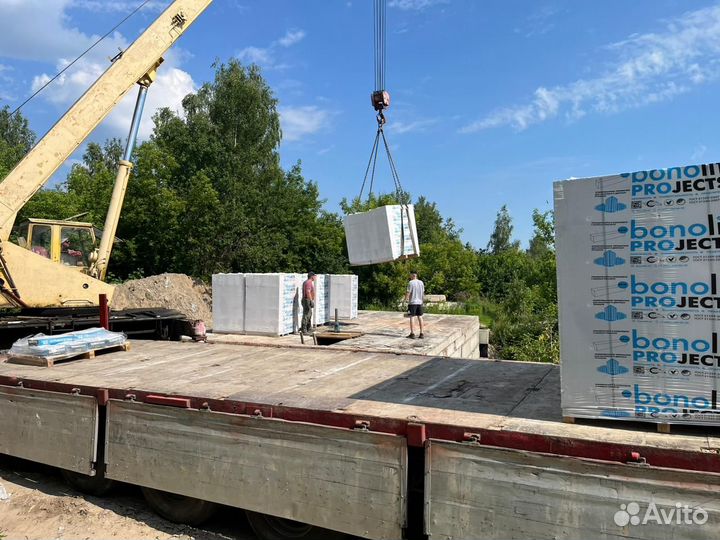 Строительные и перегородочные блоки Бонолит