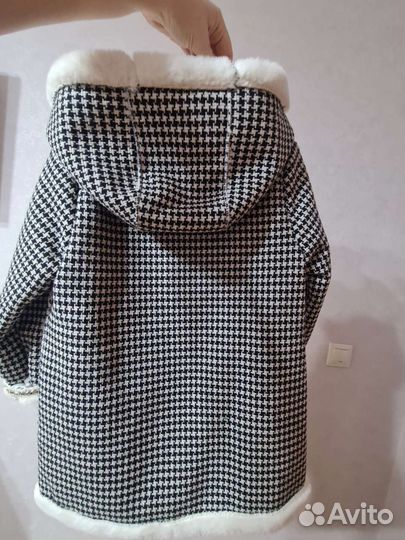 Пальто для девочки 110-116