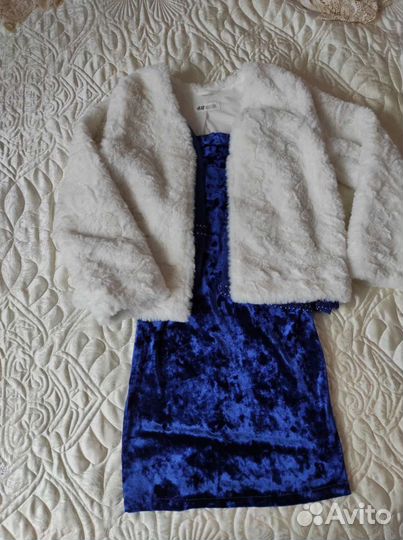 Платье с шубой