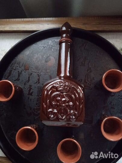 Графин и стопки времен СССР