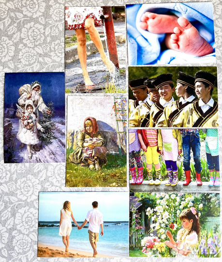 Почтовые карточки, открытки