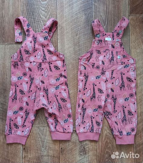 Штаны для девочек(комбинезон) 74/двойни