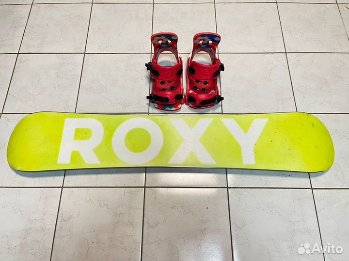 Женский сноуборд комплект Ronix - 143 + Santa Cruz