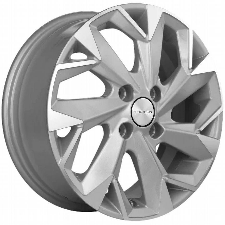 Диски Khomen KHW1508 6x15 4x100 ET40 D60.1 F-Silver-FP