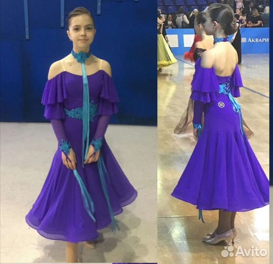 Платье для бальных танцев стандарт ю1