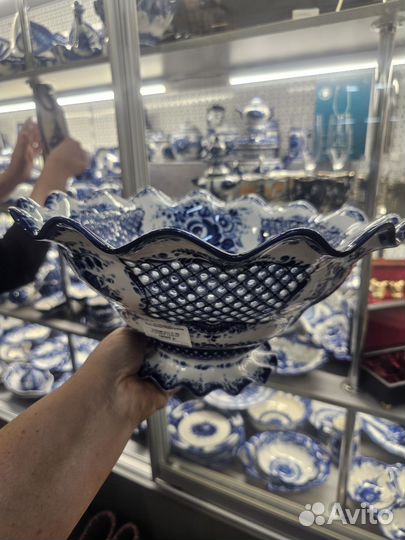 Посуда гжель штоф, вазы