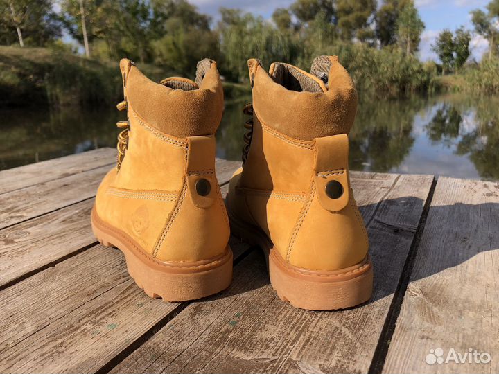 Ботинки кожаные демисезонные, 36