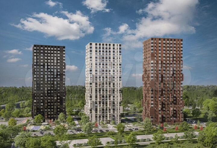 2-к. квартира, 53,4 м², 16/24 эт.