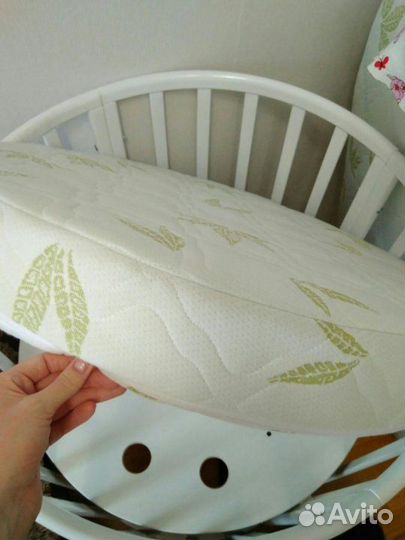 Матрас для круглой кроватки